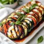 Blissful Grilled Zucchini Caprese