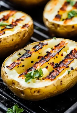 Grilled Baked Potatoes