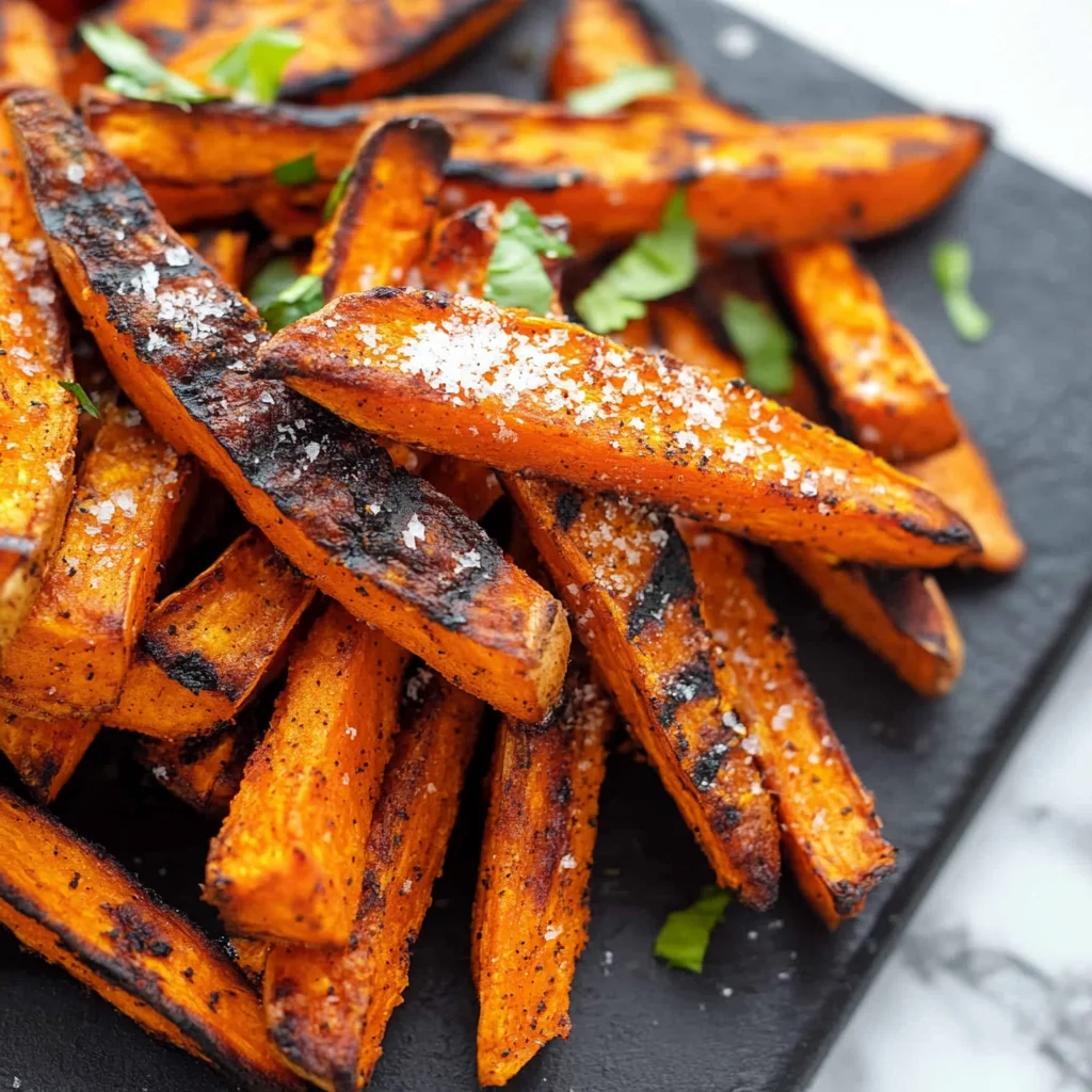 Grilled Sweet Potato Fries