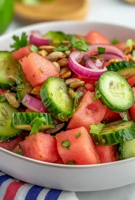 Healthy Mexican Watermelon Cucumber Salad