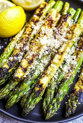 Lemon Parmesan Grilled Asparagus