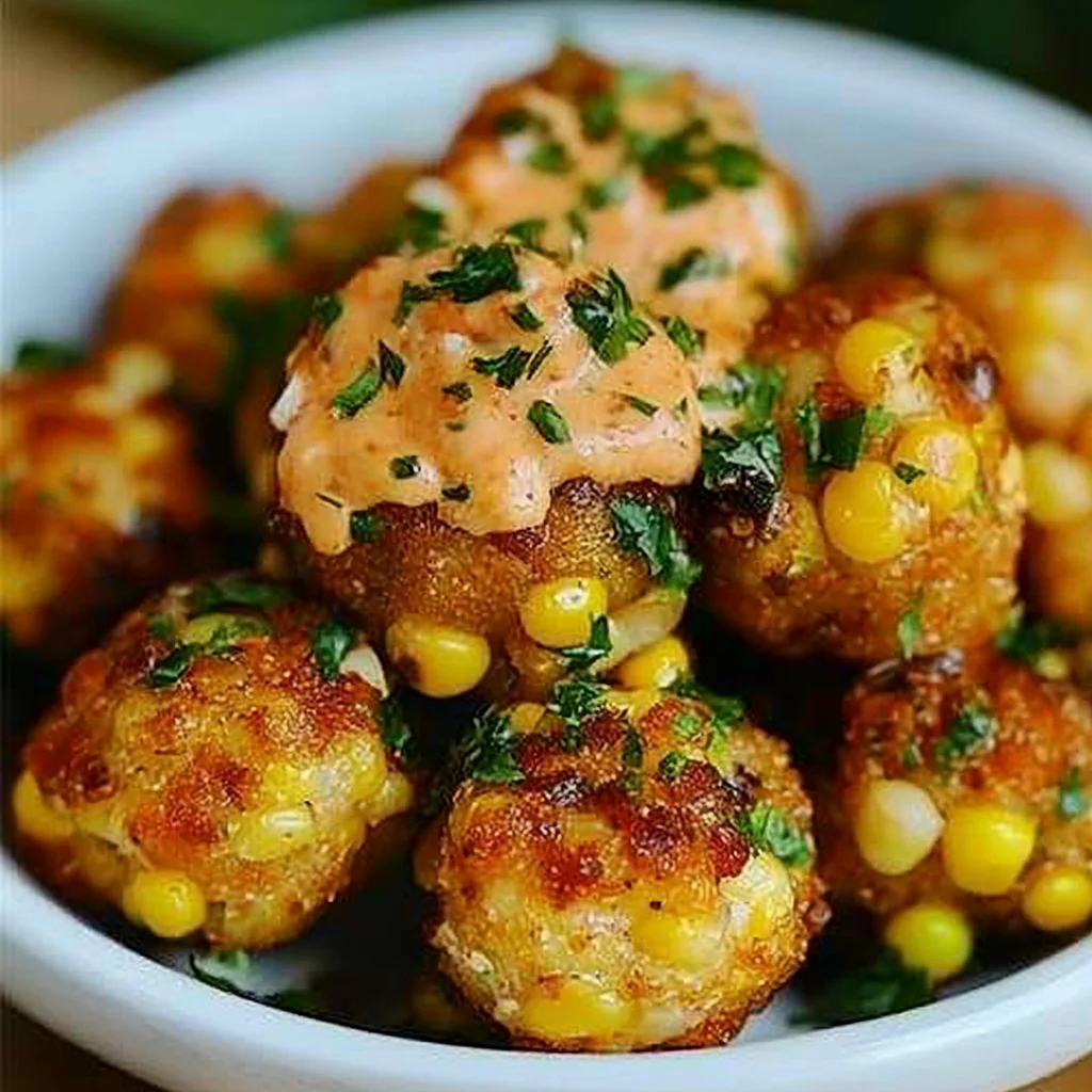 Spicy Mexican Corn Bites