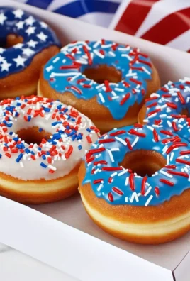 4th of July Krispy Kreme Donut