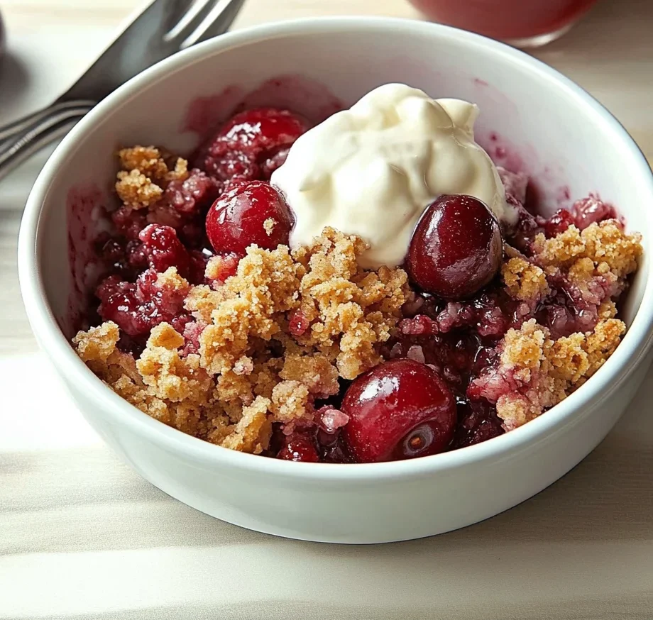 Cherry Crisp Recipe