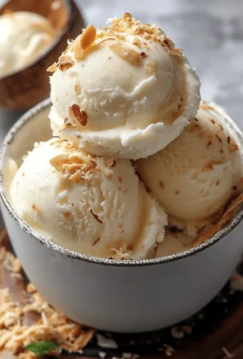 Coconut Cottage Cheese Ice Cream