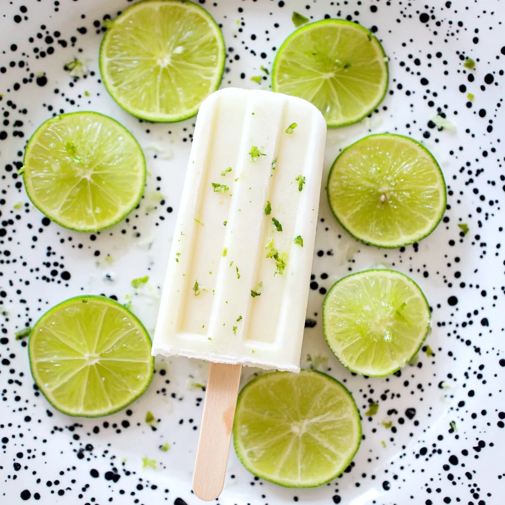 Coconut Lime Popsicles