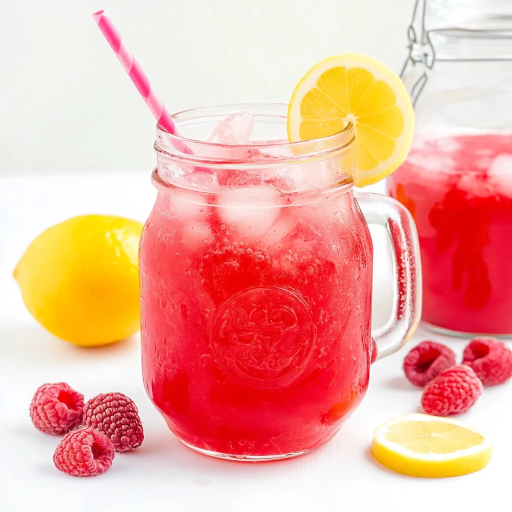 Easy Raspberry Lemonade