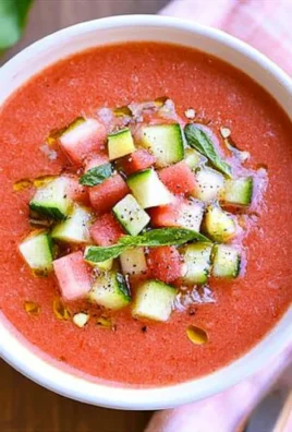 Easy Watermelon Gazpacho Recipe