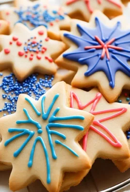 Fireworks Celebration Cookies (Easy Decoration)