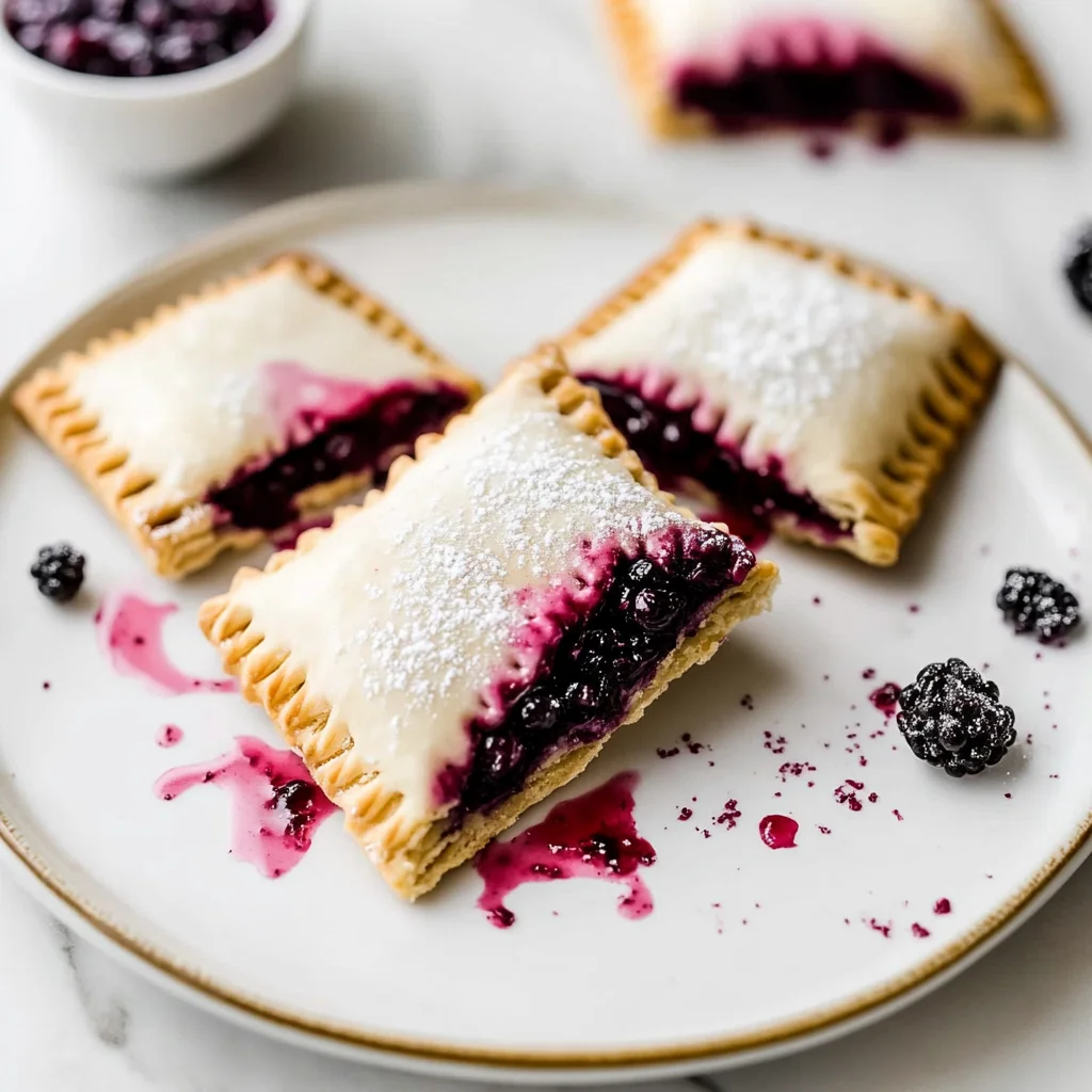 Homemade Blackberry Pop Tarts
