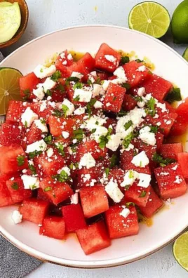 Mexican Watermelon Salad Recipe
