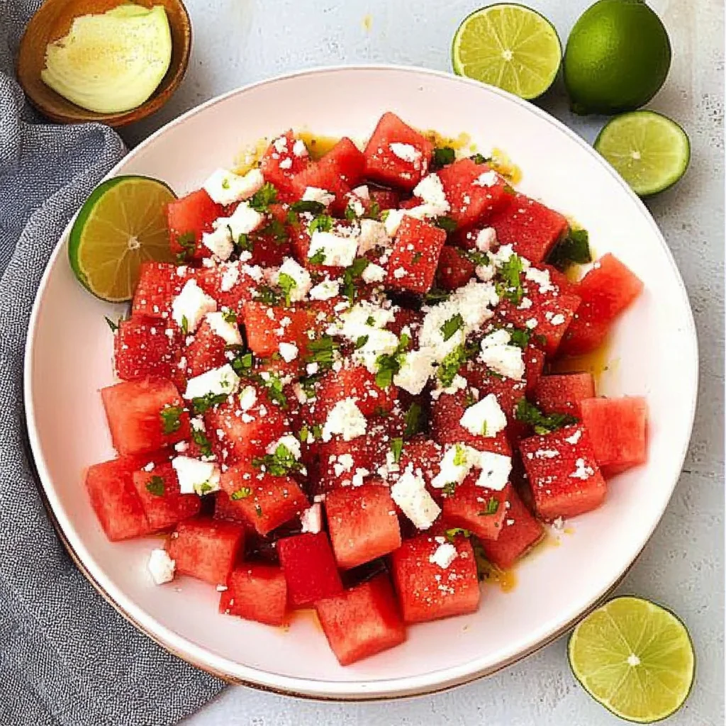 Mexican Watermelon Salad Recipe