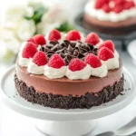 No Bake Raspberry Chocolate Cheesecake Recipe