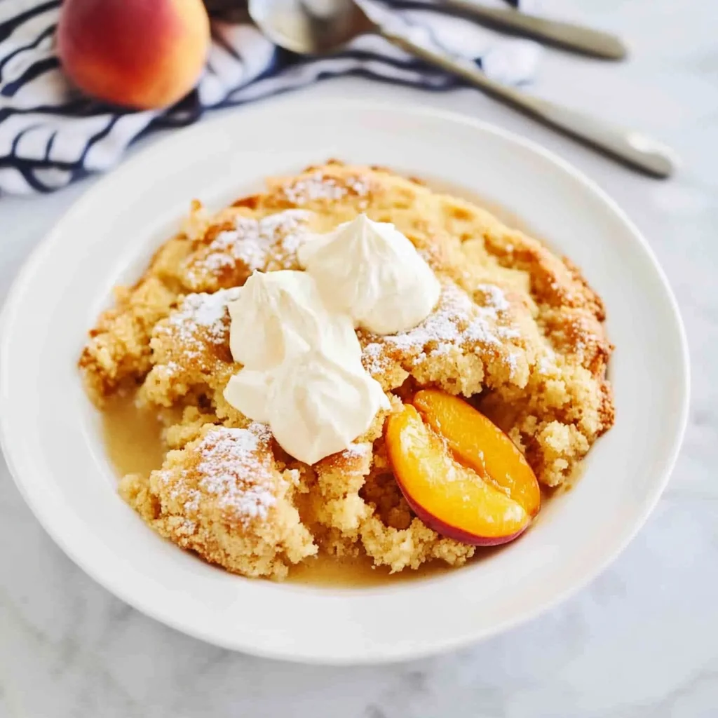 Peach Dump Cake