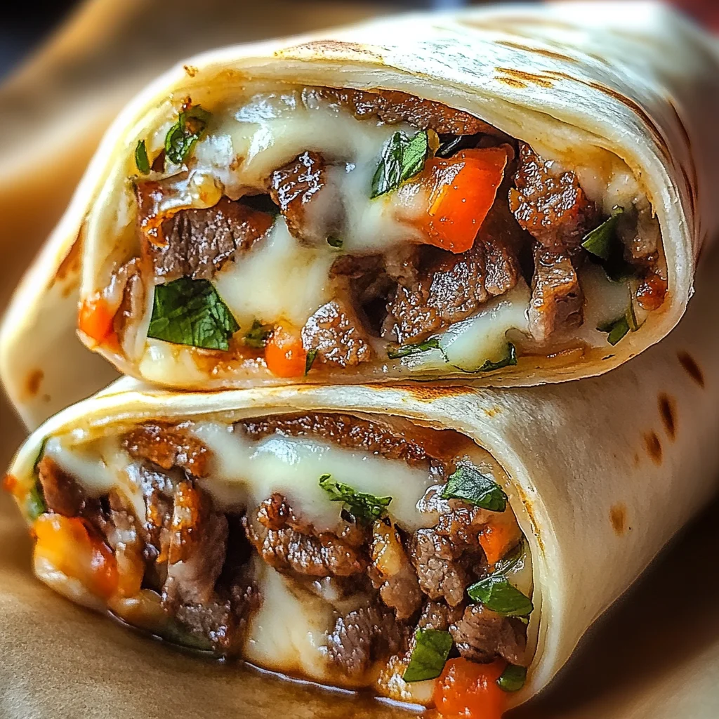 Philly Cheesesteak Wrap