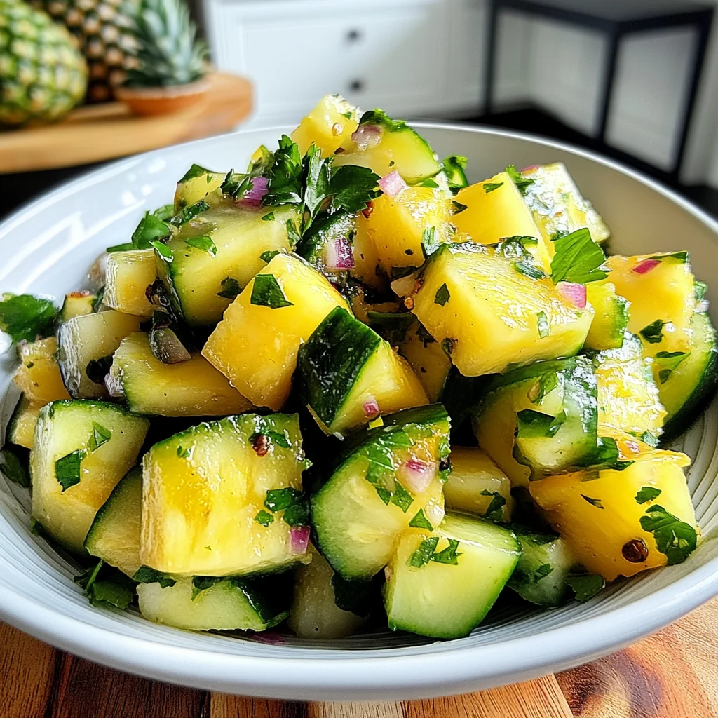 Pineapple Cucumber Salad