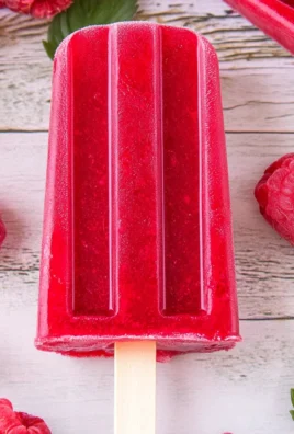 Raspberry popsicles