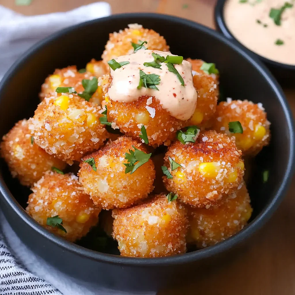 Savory Street Corn Nuggets