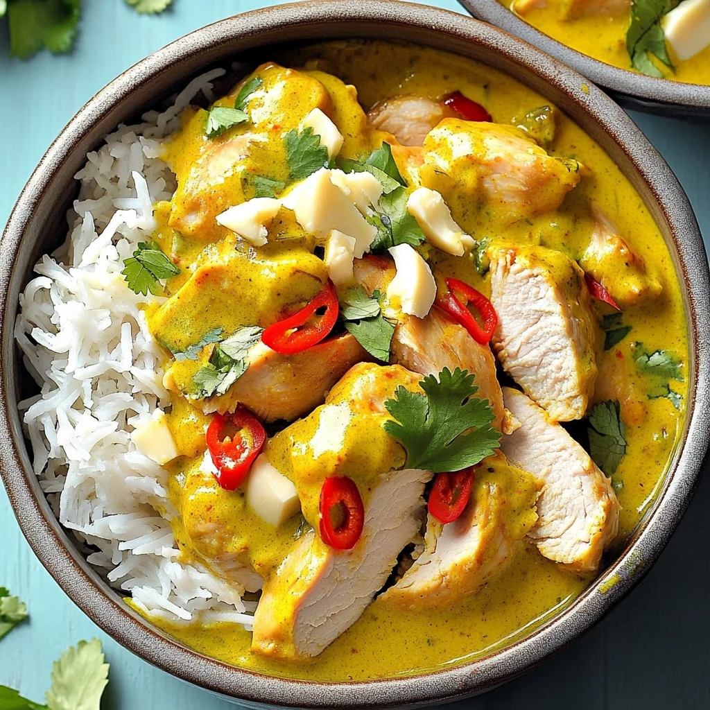 Slow-Cooker Coconut Curry Chicken