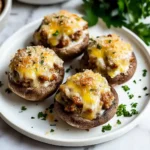 Tasty Italian Sausage Stuffed Mushrooms
