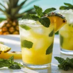 Tropical Pineapple Mint Mocktail