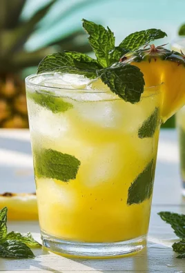 Tropical Pineapple Mint Mocktail