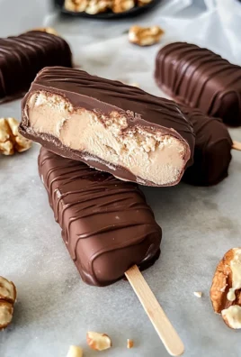 Vegan Snickers Ice Cream Bars