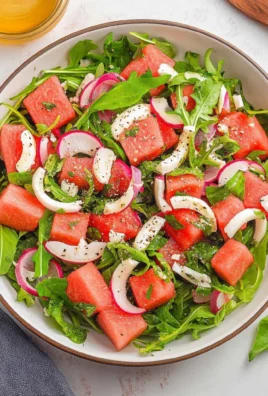 Watermelon Arugula Salad