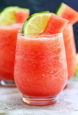 Watermelon Lemonade Slushies