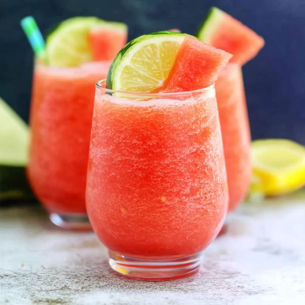Watermelon Lemonade Slushies