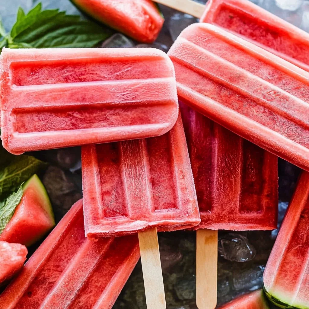 Watermelon Popsicles