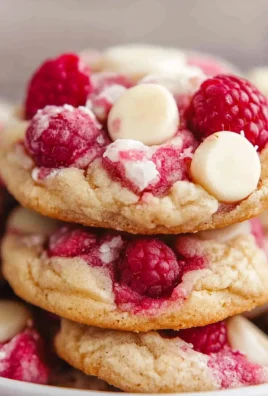 White Chocolate Raspberry Cookies