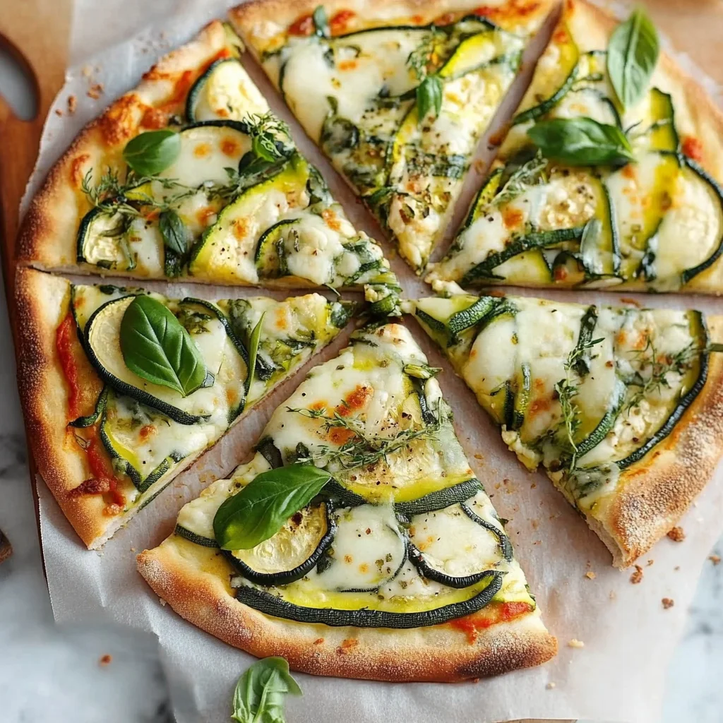 Zucchini Pizza