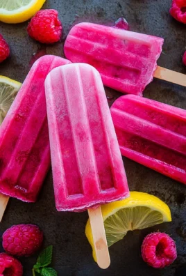 3-Ingredient Keto Raspberry Lemon Popsicles