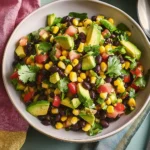 Black Bean Salad with Corn & Avocado