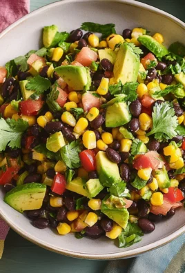 Black Bean Salad with Corn & Avocado
