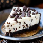 Chocolate Chip No Bake Cheesecake