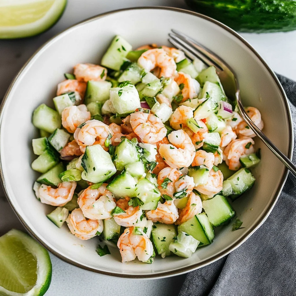 Cucumber Shrimp Salad
