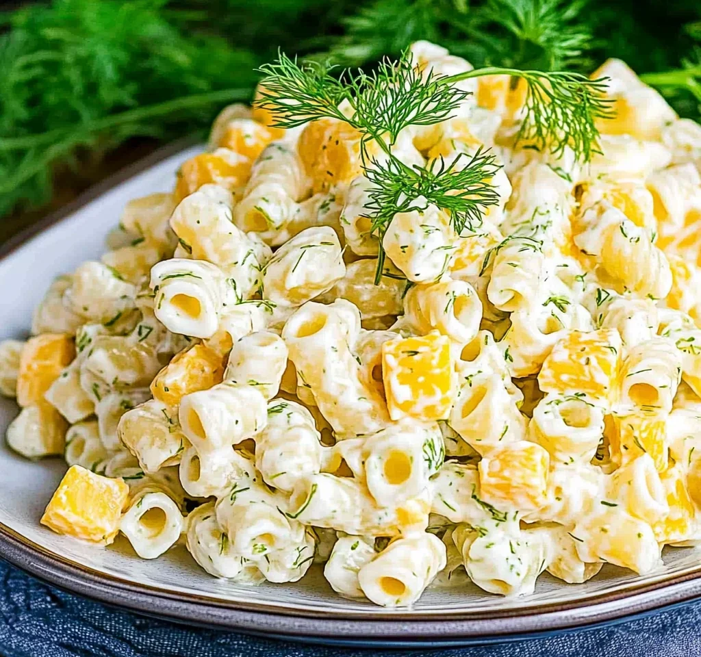 Dill Pickle Pasta Salad