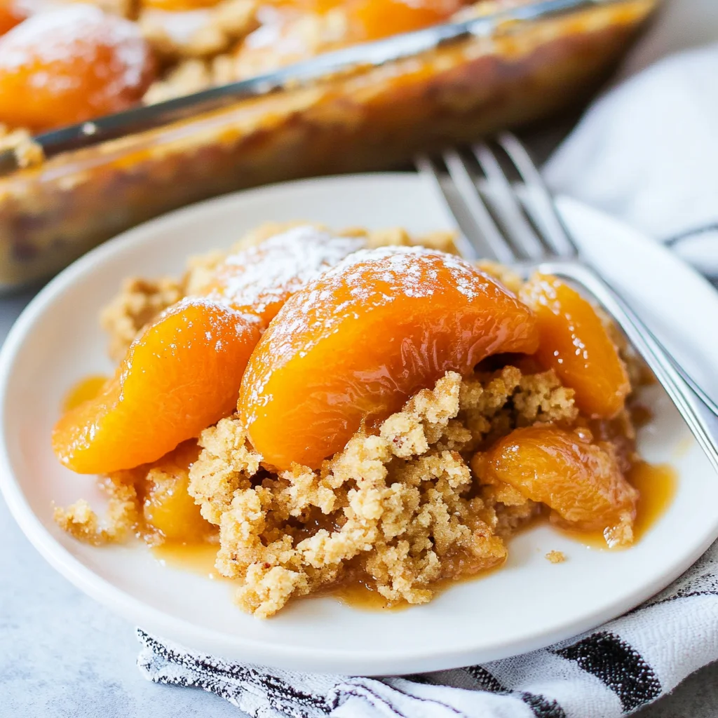 Fresh Apricot Crisp