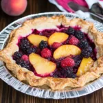 Grilled Berry Peach Pie