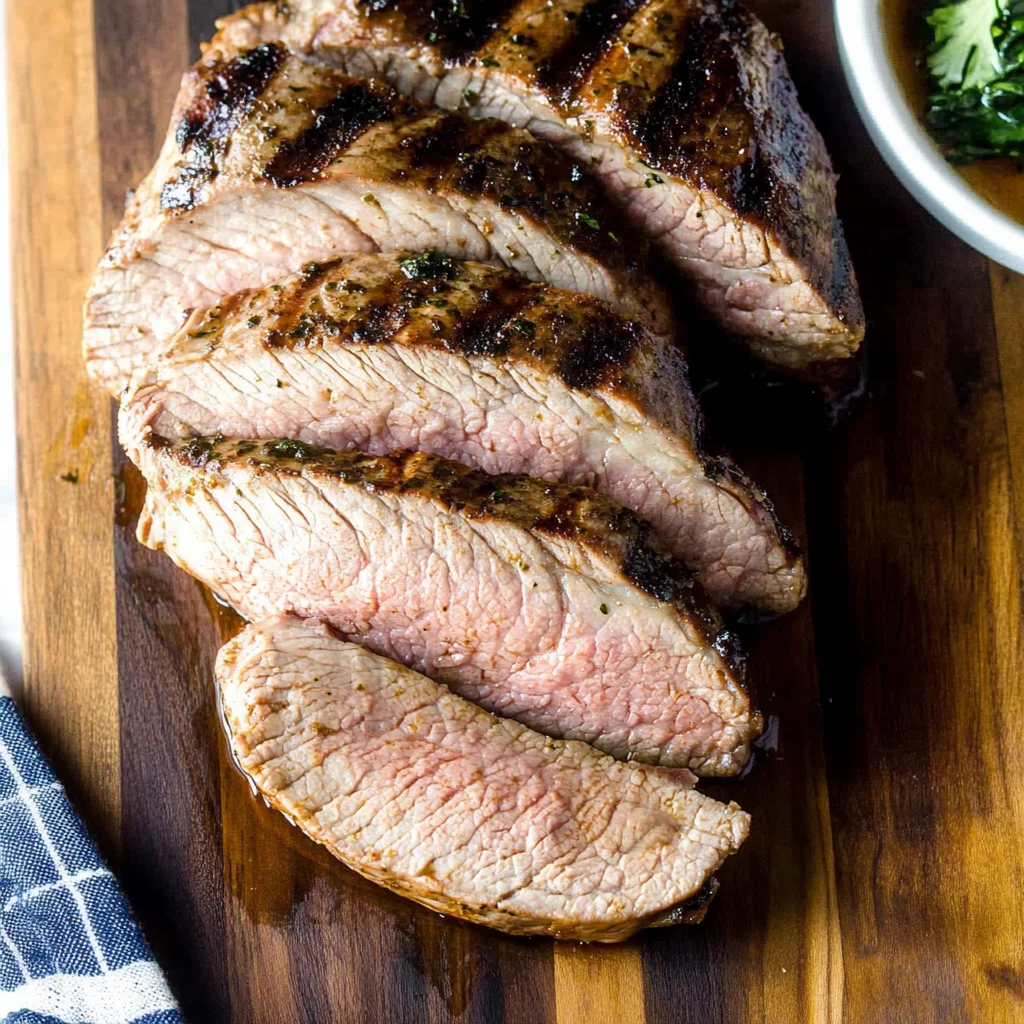 Grilled Mojo-Marinated beef Tenderloin