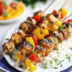 Grilled Teriyaki Chicken Kabobs