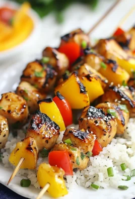 Grilled Teriyaki Chicken Kabobs