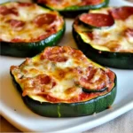 Grilled Zucchini Pizza Slices