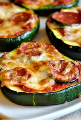 Grilled Zucchini Pizza Slices