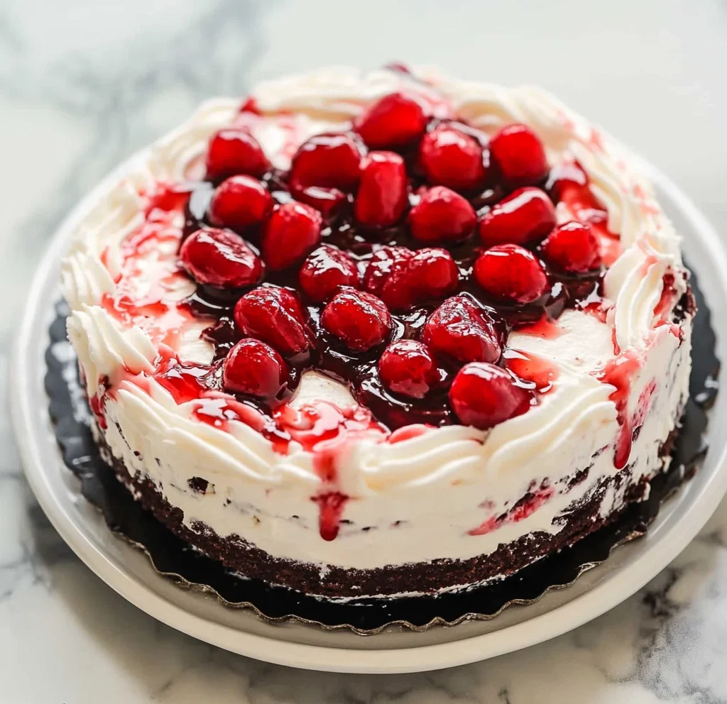 No Bake Black Forest Icebox Cake