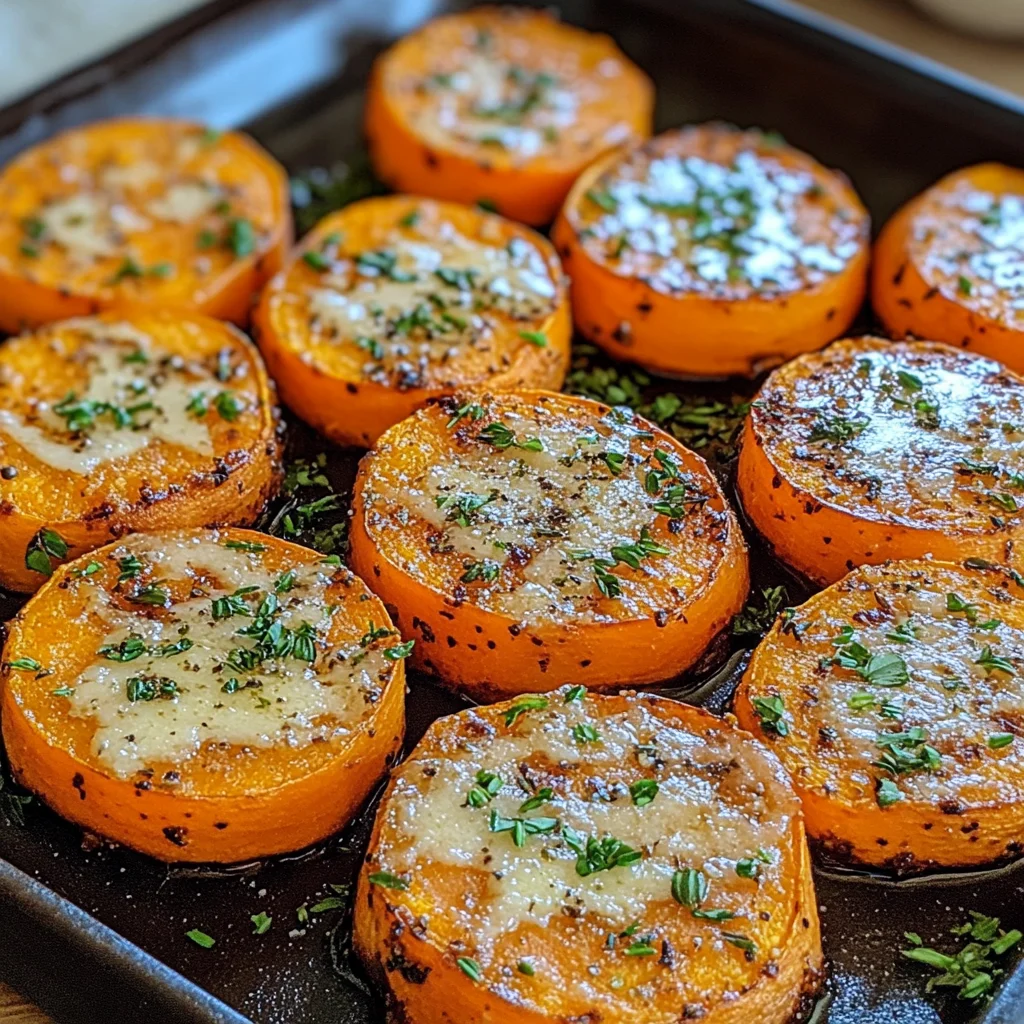 Parmesan Herb Sweet Potato Medallions
