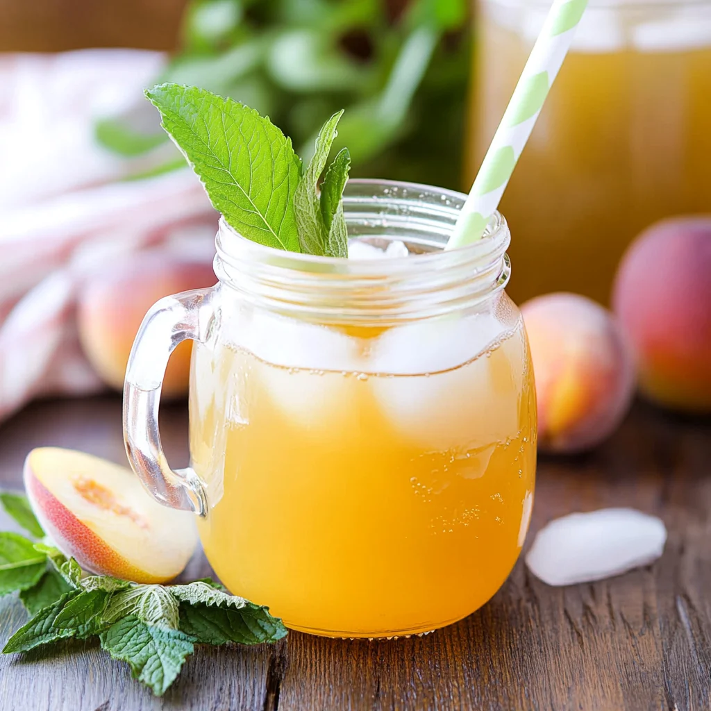 Peach Green Tea