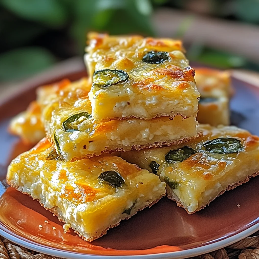 Simple Jalapeño Cheese Squares